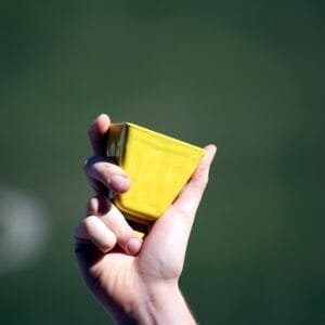Yellow Football Cowbells